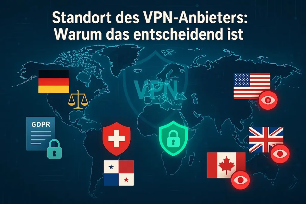 VPN Anbieter Standtort