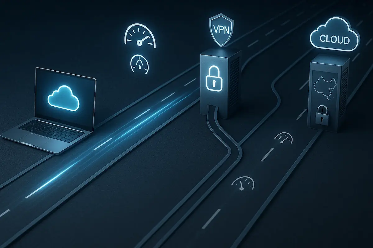 Warum kann ein VPN die Cloud-Geschwindigkeit bremsen